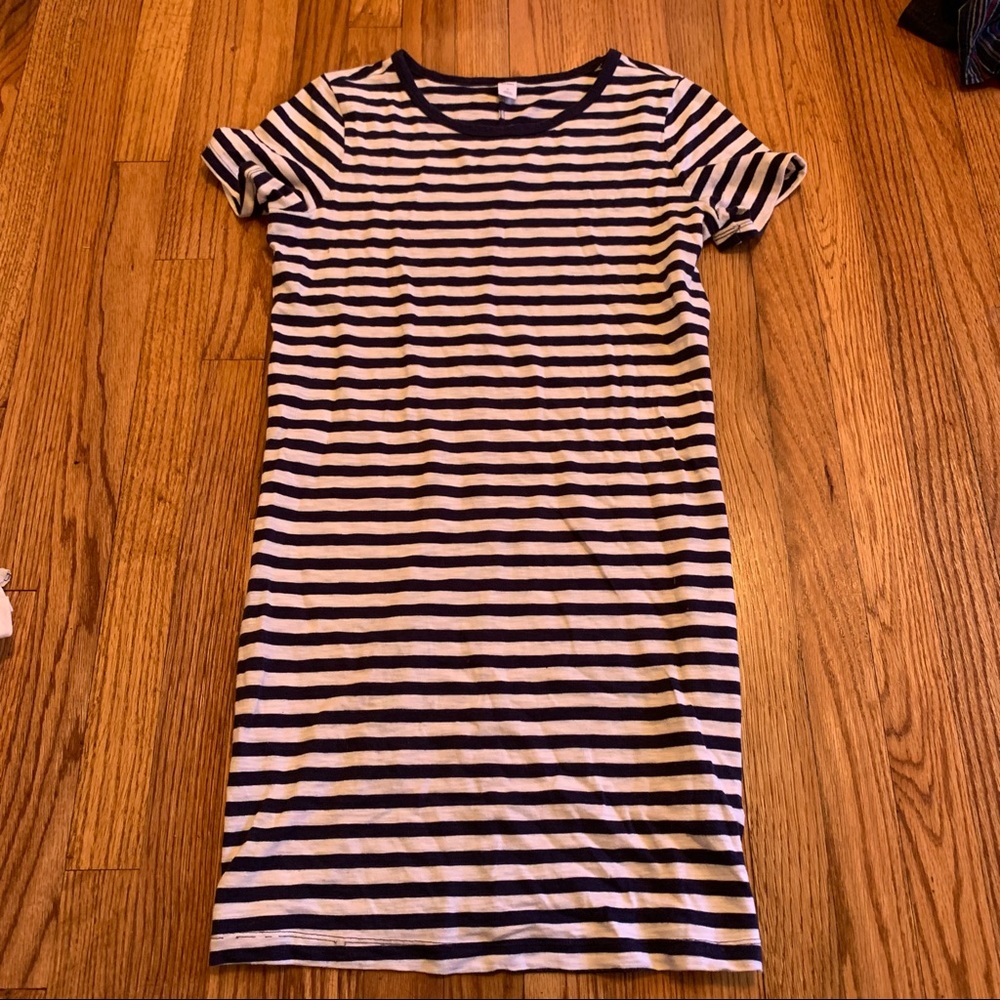 Blue Striped Dress